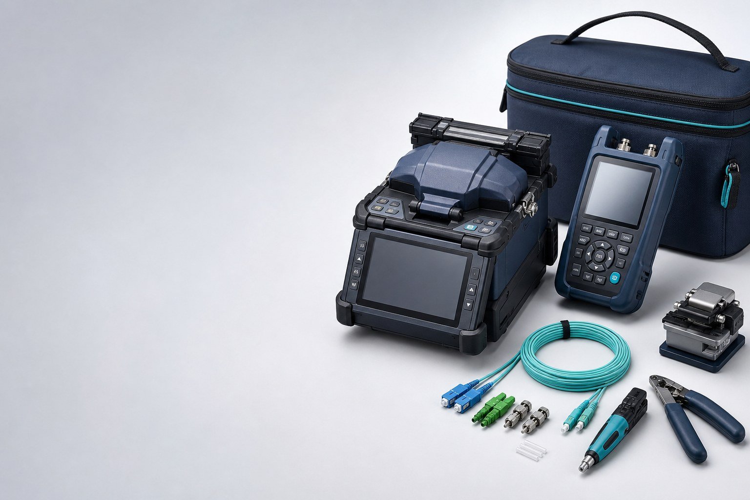 Sélection d'outils et d'équipements fibre optique
